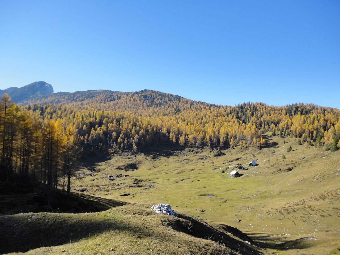 arheološko najdišče na planini Klek